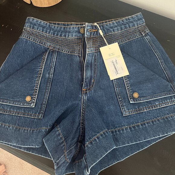 Kivari Celene Denim Short - Indigo NWT - Picture 6 of 10